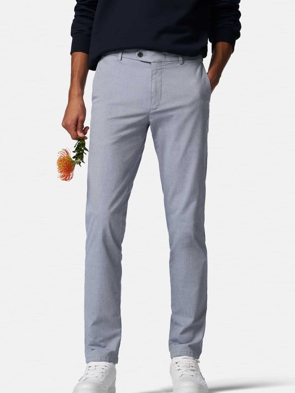 MMX Germany Lupus Mens Light Blue Cotton Stretch Chino Pants 35x31 Made Romania